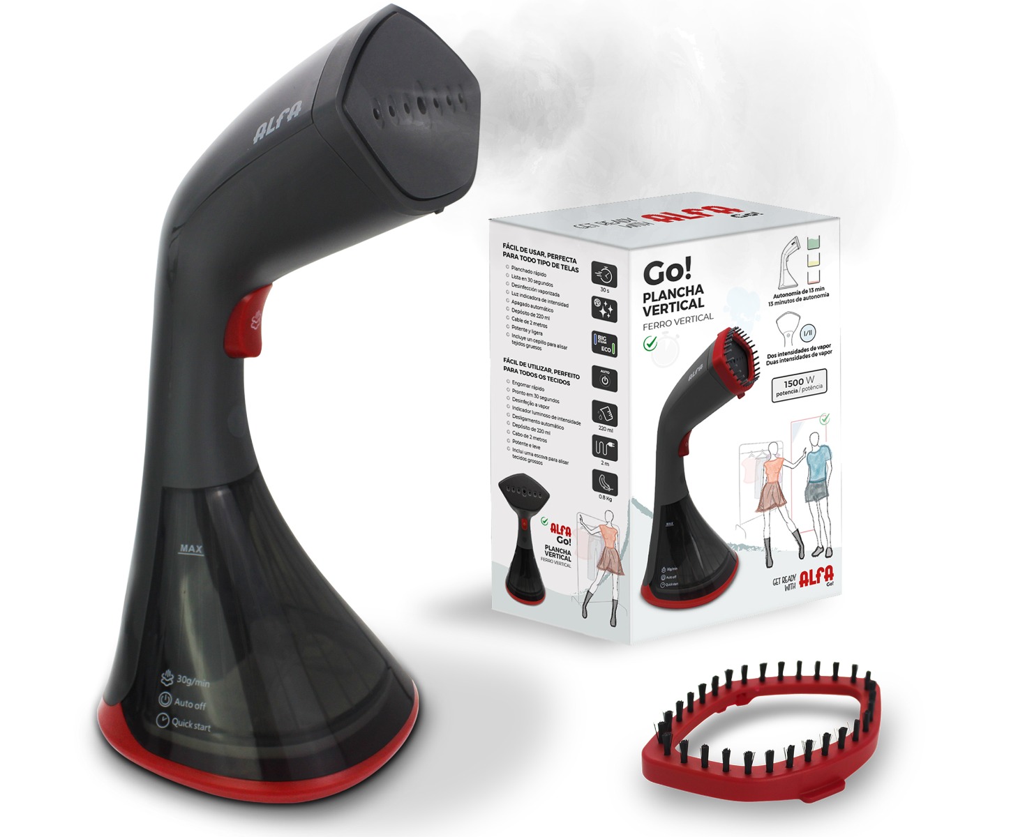 Plancha vertical Alfa GO!