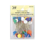 Alfileres con Cabeza de Flor Varios Colores