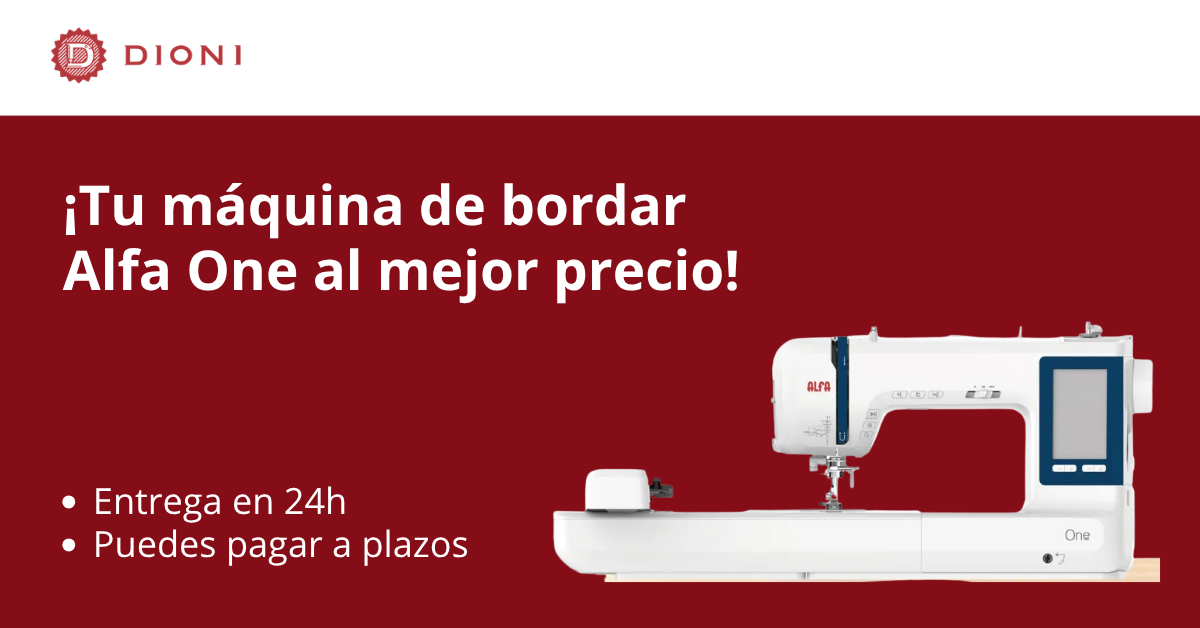 Tu máquina de bordar Alfa One al mejor precio