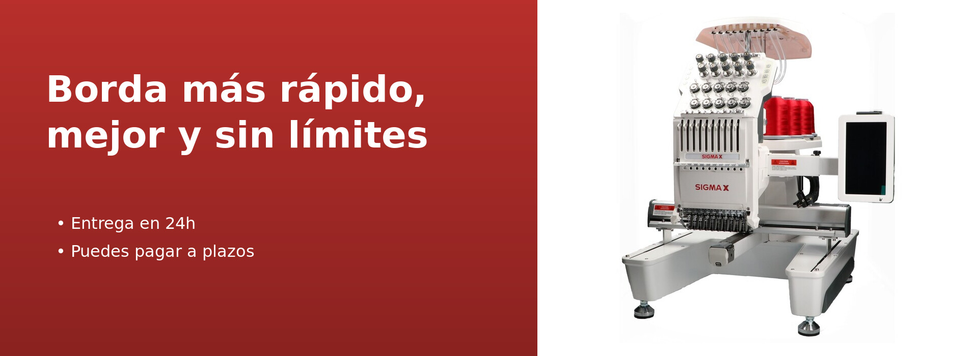 Borda más rápido mejor y sin límites - Alfa AX12