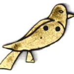 Botón Madera Palomita