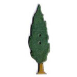 Botón Madera Pintada Ciprés