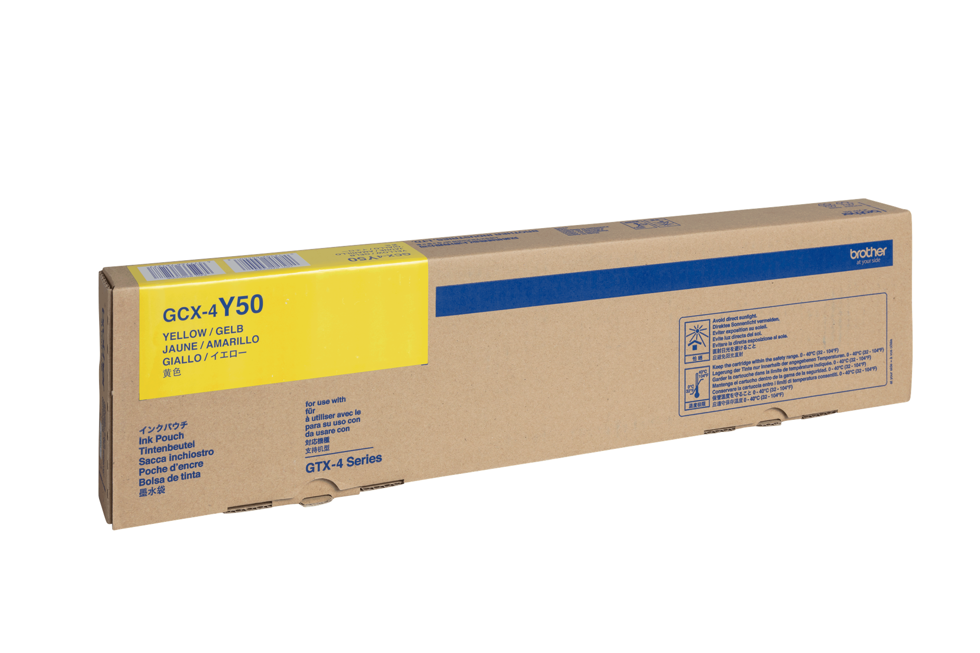 Tinta amarilla Brother GTX