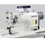 Máquina de puntada recta con 2 agujas con transmisión directa. Brother T-8421C