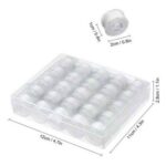 Caja de canillas con hilo