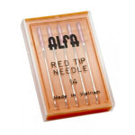 Estuche 5 Agujas Alfa Talón Rojo