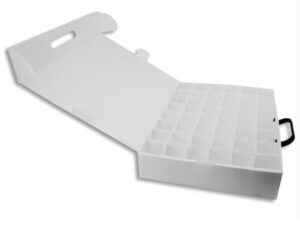 Maleta 48 carretubos para  hilo de 1000 metros. - Imagen 2