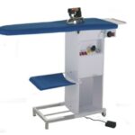 Mesa de planchar con plato caliente y generador