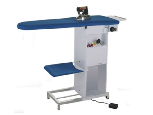 Mesa de planchar con plato caliente y generador Mesa de planchar con plato caliente y generador