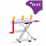 Mesa de Planchado con plato caliente-Aspirante soplante texi