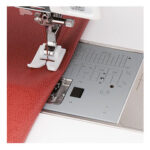 Prensatelas y placa de aguja ultradeslizantes