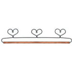 Percha Modelo 3 Corazones