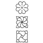 Plantilla Acetato 3 Flores