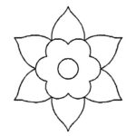 Plantilla Acetato Flor Puntas