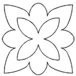 Plantillas Acetato Flor Puntas Rectas y Redondas