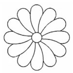 Plantilla Acetato Flor Puntas Redondas