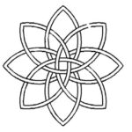 Plantilla Celtic Doble Flor Ocho Puntas