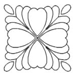 Plantilla Flor de Plumas