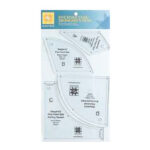 Regla Acílica Estrella 5 Puntas Drunkard´s Path