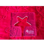 Regla para acolchar cuadrado con estrella